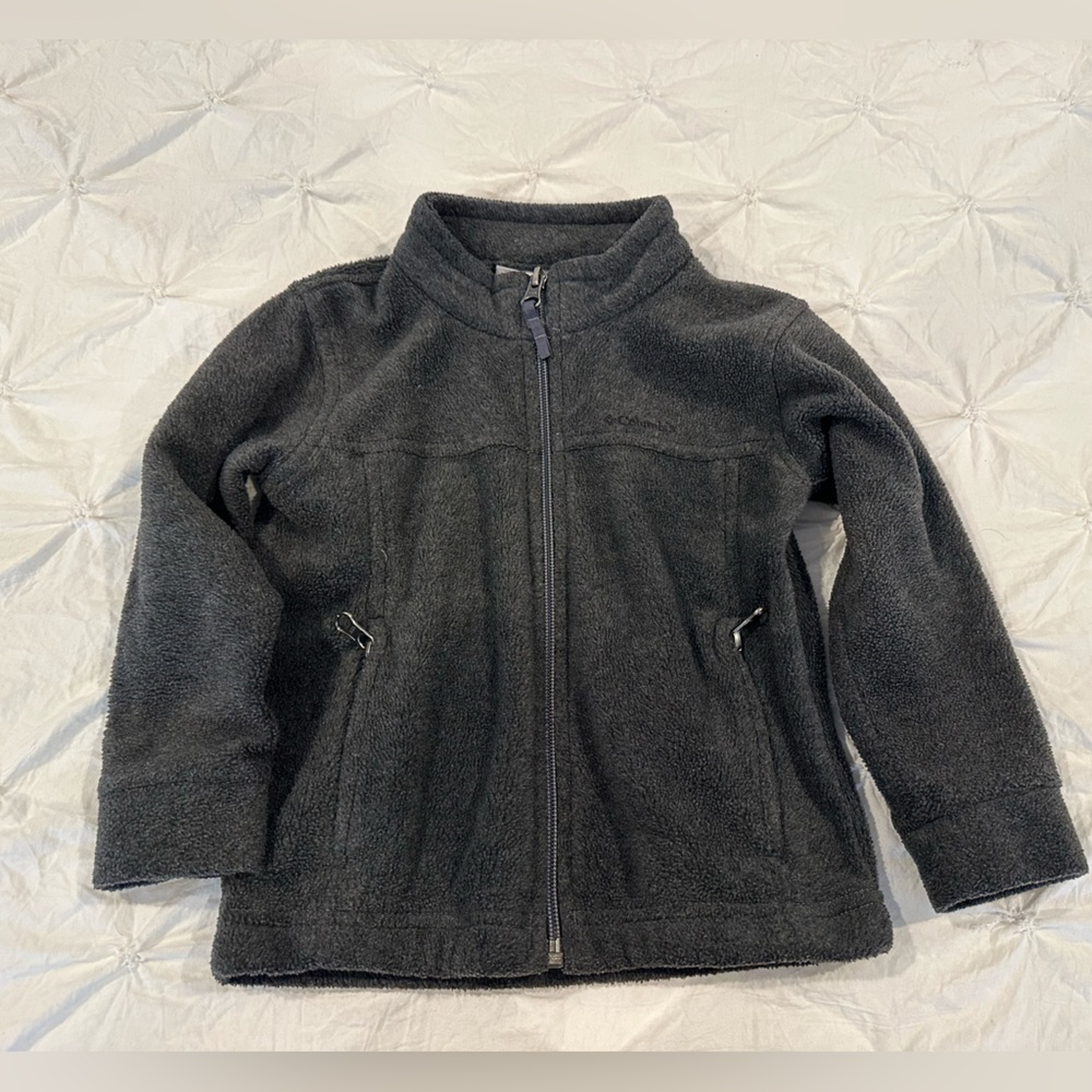 Columbia fleece 3T charcoal gray